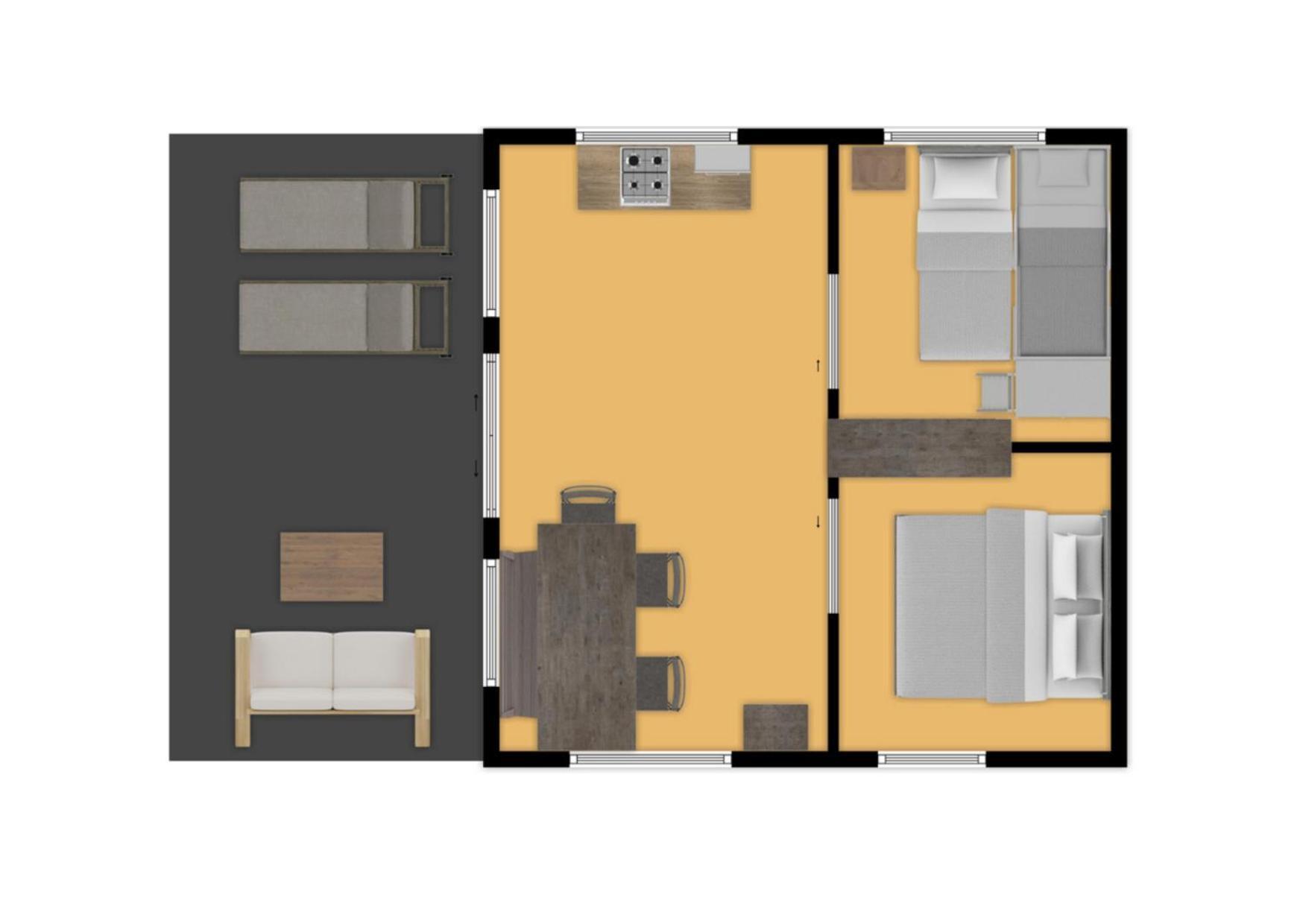 Camping Rcn Le Moulin De La Pique Belves Room photo